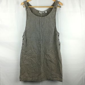 Paul Harris Vintage 90s Linen Overall Dress